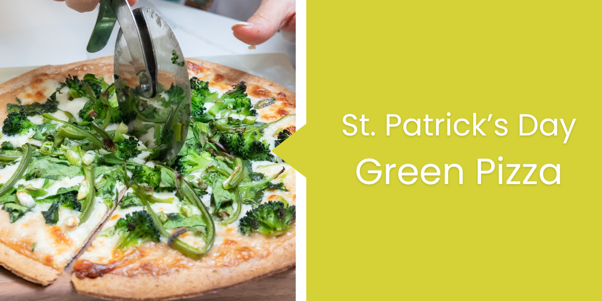 St. Patrick’s Day Green Pizza – Stone Sisters Organics