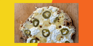 White Pizza with Jalapeños and Ricotta