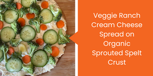 Steamed Veggies with Ranch Cream Cheese Spread